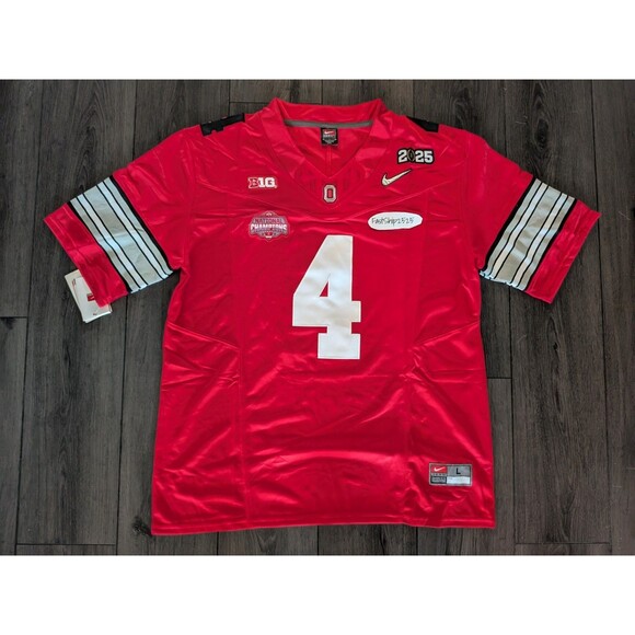 NCAA Other - Jeremiah Smith #4 Ohio State Buckeyes Stitched Heritage 🏈 Jersey Men's Sizes